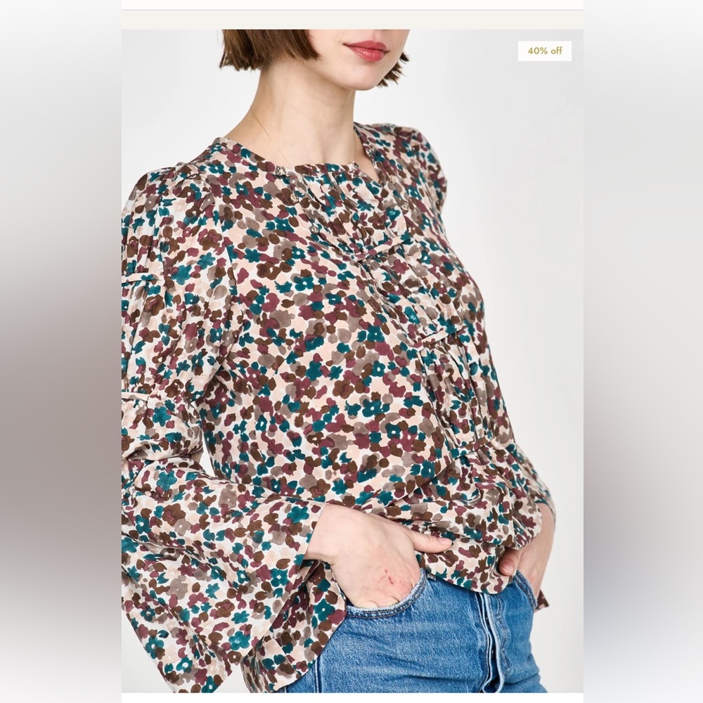 Mirth Handmade Edition Fez Blouse in Amaryliis